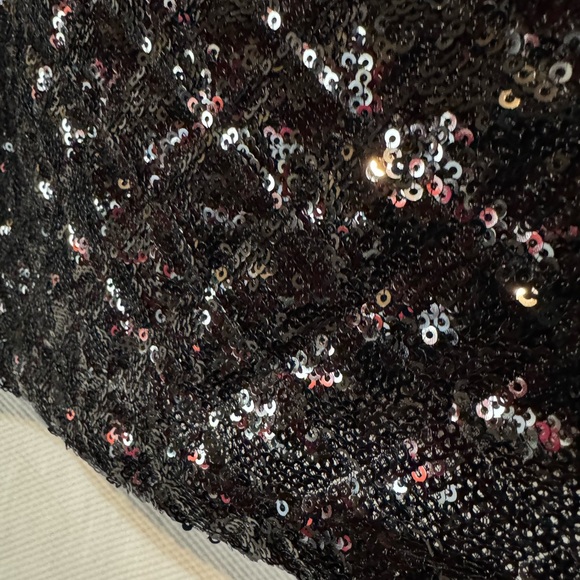 Fashion Nova Black Sequin Long Sleeve Dress - Picture 3 of 5